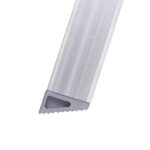 Banqueta Escada Alumínio 3 Degraus 0,65m 120kg Prata e Vermelho Reisam - Imagem 2