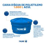 Caixa d'Água 1.000L em Polietileno Tigre - Imagem 4