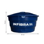 Caixa d'Água 500L em Polietileno Infibra - Imagem 2