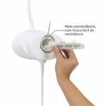 Chuveiro Elétrico Multitemperatura 220V 6400w Branco Redondo Top Jet Lorenzetti - Imagem 2