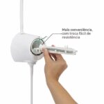 Chuveiro Elétrico Eletrônico 220V 7500w Branco Redondo Advanced Lorenzetti - Imagem 2