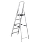 Escada 5 Degraus Metal 1,78m Pro 150kg Botafogo - Imagem 4