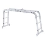 Escada Articulada 4x3 12 Degraus em Alumínio 3,4m Reisam - Imagem 4