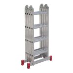 Escada Articulada 4x4 16 Degraus em Alumínio 4,23m Botafogo - Imagem 2