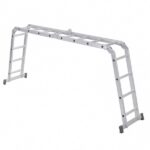 Escada Articulada 4x4 16 Degraus em Alumínio 4,48m Reisam - Imagem 2