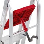 Escada De Alumínio Dupla 2 Degraus Natural 120kg Reisam - Imagem 2