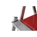 Escada De Alumínio Dupla 3 Degraus Natural 120kg Reisam - Imagem 4