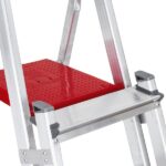 Escada De Alumínio Dupla 5 Degraus Natural 120kg Reisam - Imagem 2