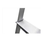 Escada Doméstica Aluminio 8 Degraus Natural 120 Kg Reisam - Imagem 4