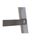 Escada Doméstica Aluminio 8 Degraus Natural 120 Kg Reisam - Imagem 2