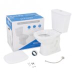 Kit Vaso Sanitário com Caixa Acoplada e Assento Branco Duplo Acionamento 3/6L Saída Vertical Mariana Icasa - Imagem 2
