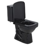 Kit Vaso Sanitário com Caixa acoplada e Assento Preto Duplo Acionamento 3/6L Vertical Lírio Fiori - Imagem 4