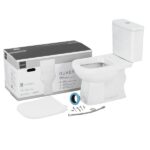 Kit Vaso Sanitário com Caixa Acoplada e Assento Branco Duplo Acionamento 3/6L Vertical Quadra Deca - Imagem 4