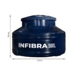 Tanque 500L em Polietileno Infibra - Imagem 2
