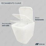 Vaso Sanitário Bacia Privada Convencional Quadrado Tubrax - Imagem 2