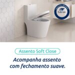 Vaso Sanitário Monobloco Completo - Caixa Acoplada Privada Acies Tubrax - Imagem 2