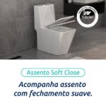 Vaso Sanitário Monobloco Completo - Caixa Acoplada Privada Diamante Tubrax - Imagem 2